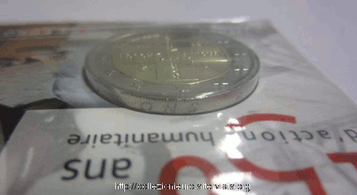 Belgio variante 2 euro crocerossa 2014b