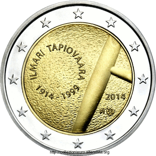 Finlandia 2 euro Ilmari Tapiovaara 2014