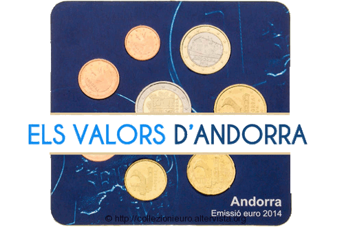 Andorra serie divisionale UNC Residenti 2014 c