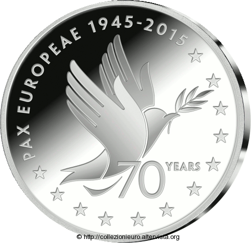 Benelux medaglia 70 anni di pace 2015 b