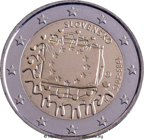 Slovacchia-coincard-30-anniversario-bandiera-europea-2015c