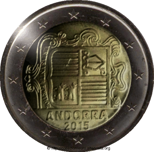 Andorra 2 euro ordinario 2015b