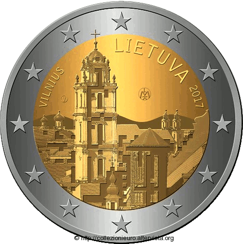 Lituania-bozzetto-2-euro-commemorativo-Vilnius-Cultura-2017