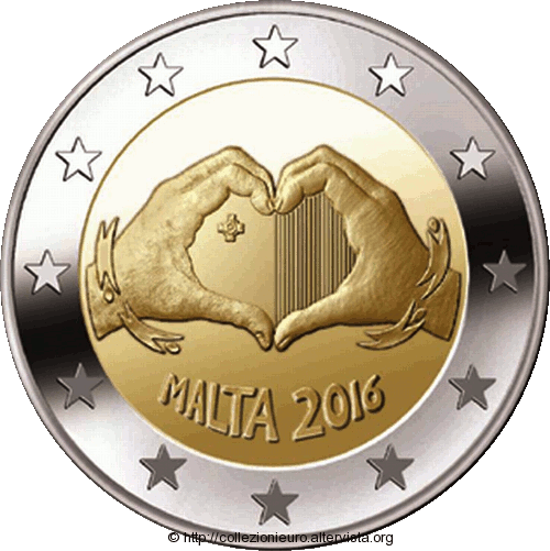 Malta-prima immagine-moneta-2-euro-amore-2016