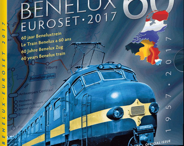 Benelux: divisionale FDC dedicata al “60° Anniversario del Treno del Benelux” 2017.
