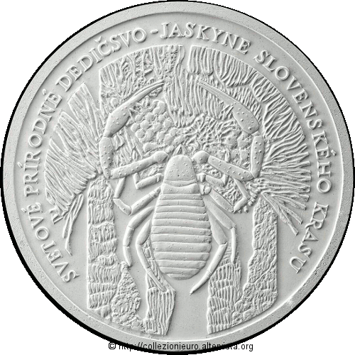 Slovacchia 100 Euro in oro dedicato “Patrimonio mondiale Grotte del