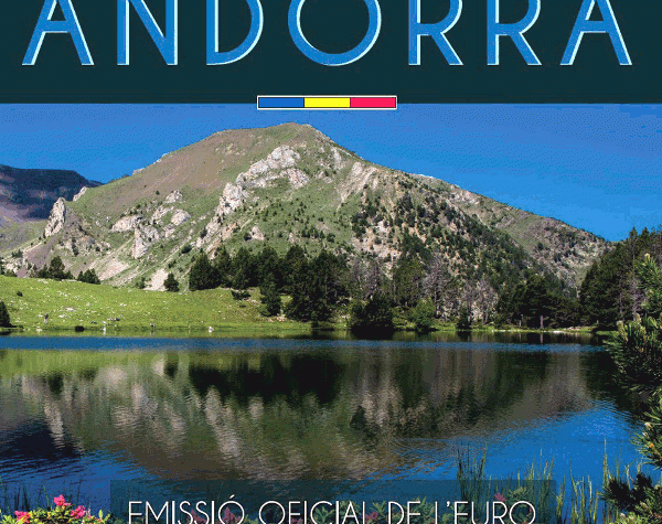 Andorra: serie divisionale euro BU “Lago di Tristaina” 2017.